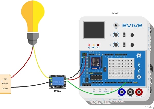 Connecting Light Bulb with evive