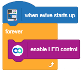 Enable LED control example