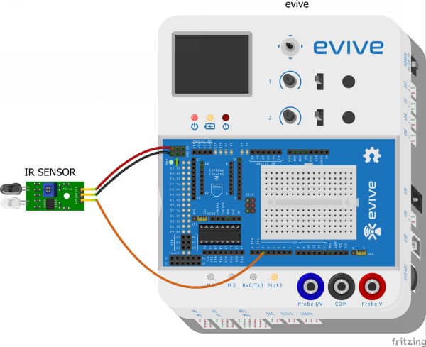 IR Sensor connection with evive