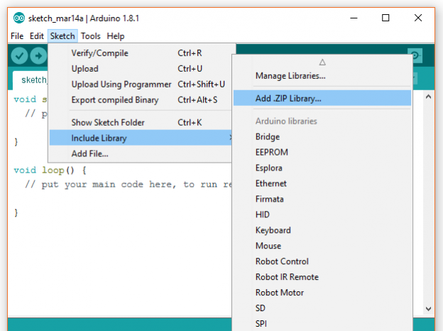 How to Install evive Library in Arduino IDE - STEMpedia Education