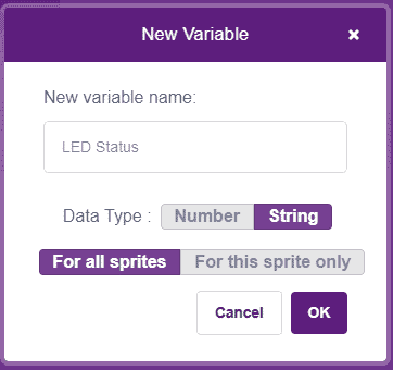 Variable As String