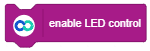enable LED control