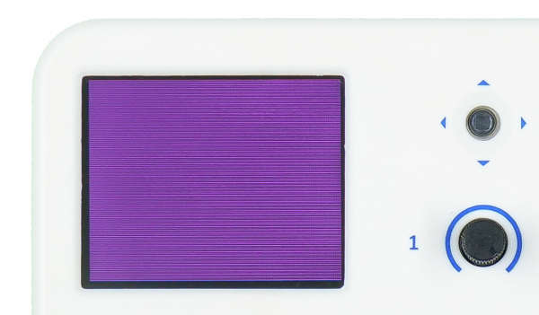 evive TFT Display Fill Screen with Purple Colour
