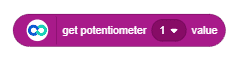 get potentiometer's value