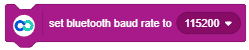 set bluetooth baud rate to