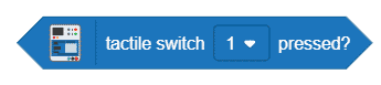 tactile switch pressed bloack