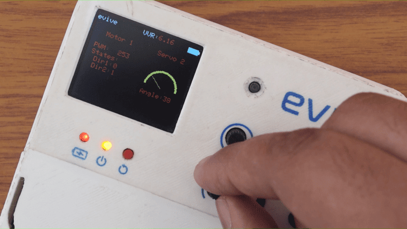 Controlling Motors and Servo with evive
