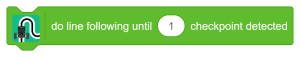 Do Line Following Until Checkpoint Detected