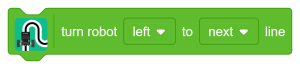 Turn the Robot on a Junction