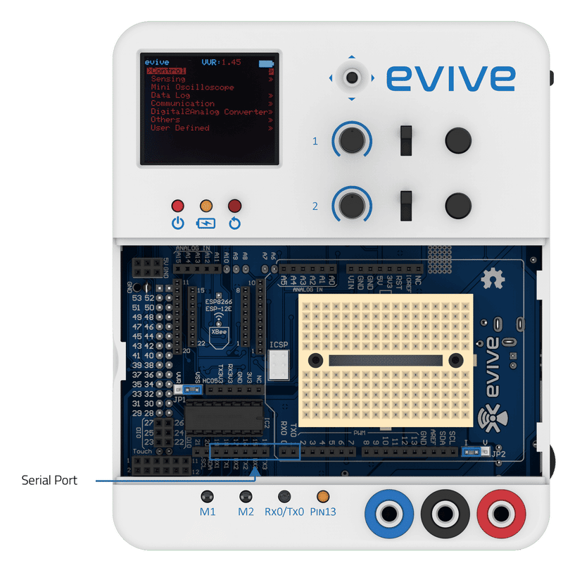 evive Serial Pins