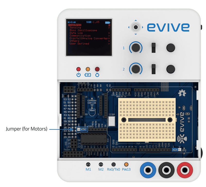 evive Jumper for power control of motors