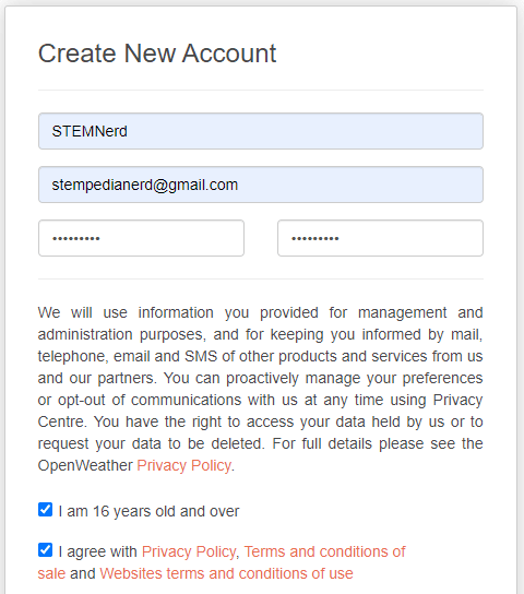 HTTP Request For Weather Data Example Project