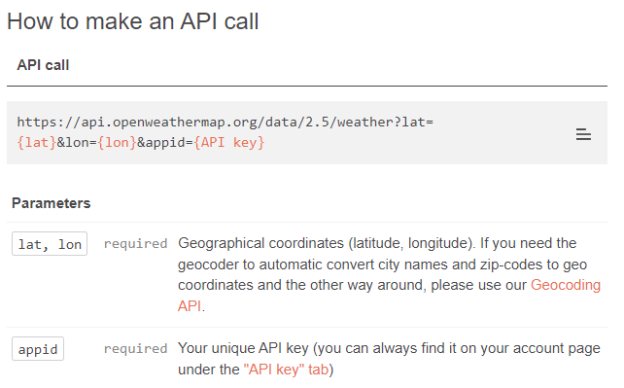 HTTP Request For Weather Data - Example Project