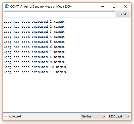 Arduino Loop Example