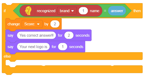 Make Logo Quiz Using the Artificial Intelligence Extension in PictoBlox -  STEMpedia Projects