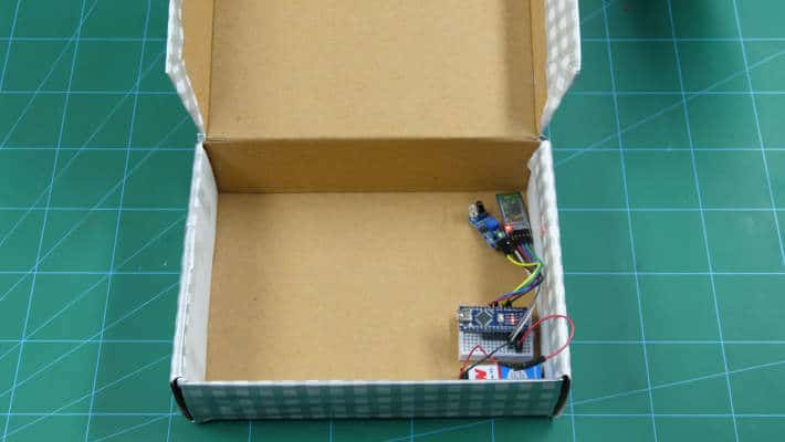 Placing the circuit in the box
