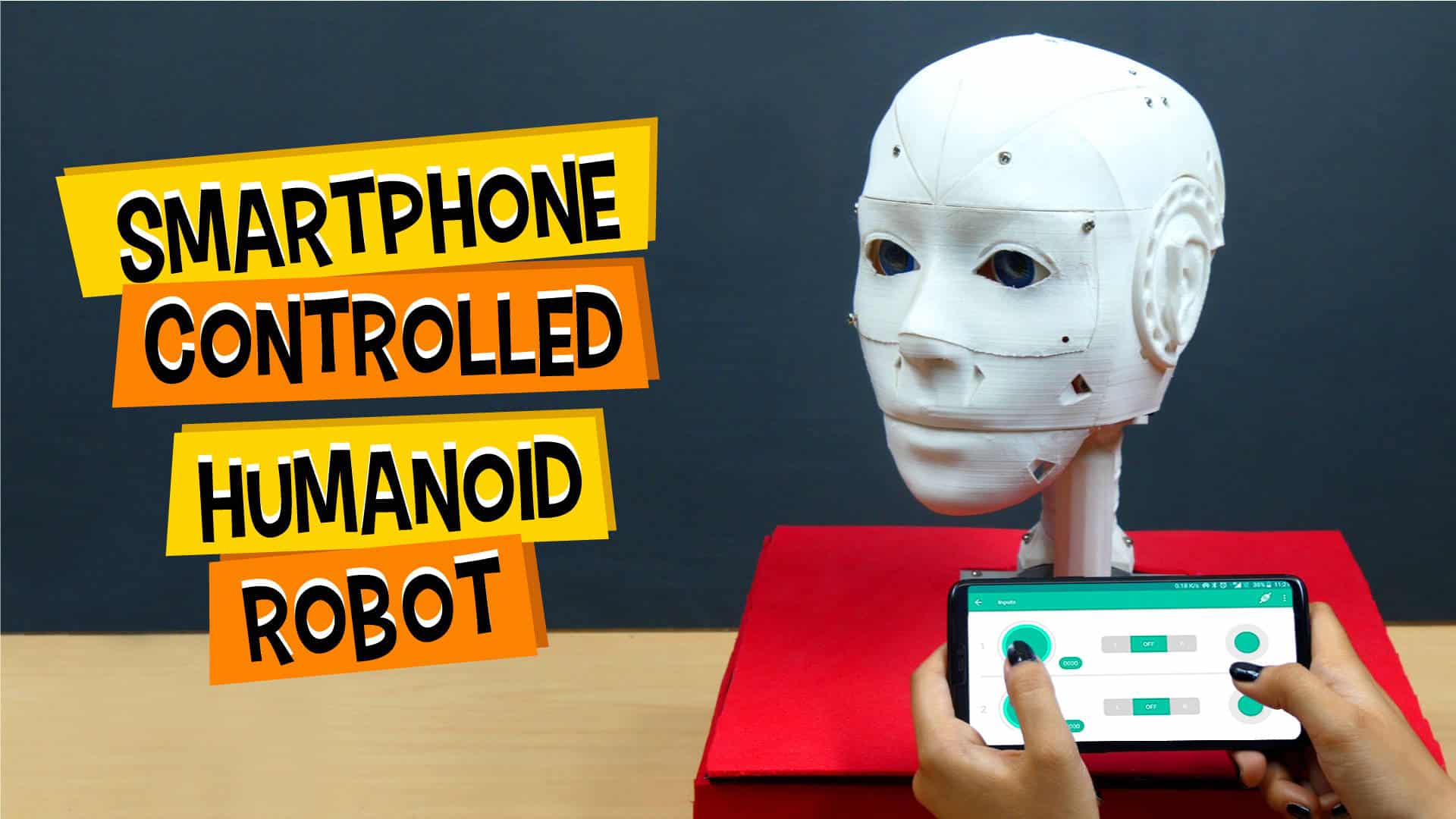 to make DIY Smartphone Controlled Humanoid Project
