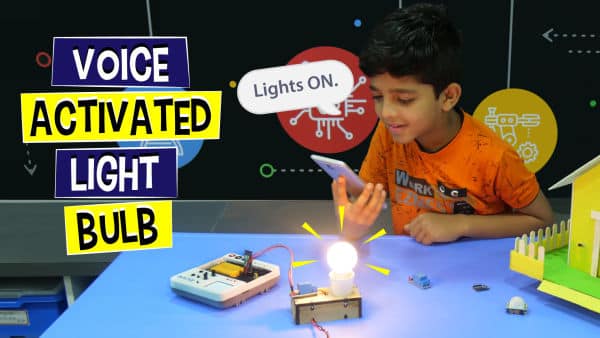 Voice Activated Light Bulb project - science project idea