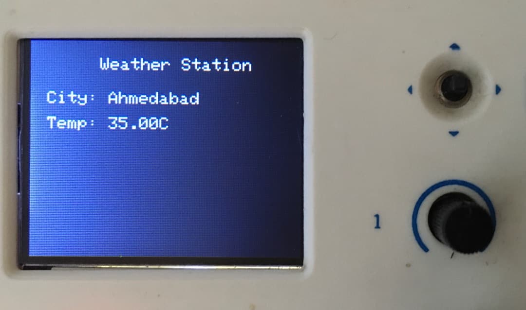weather report system using IoT