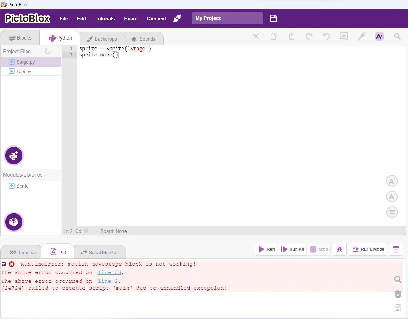 PictoBlox Python Troubleshooting - STEMpedia Education