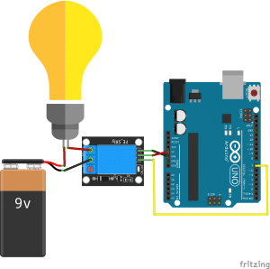 interfacing relay with Arduino - Example Project