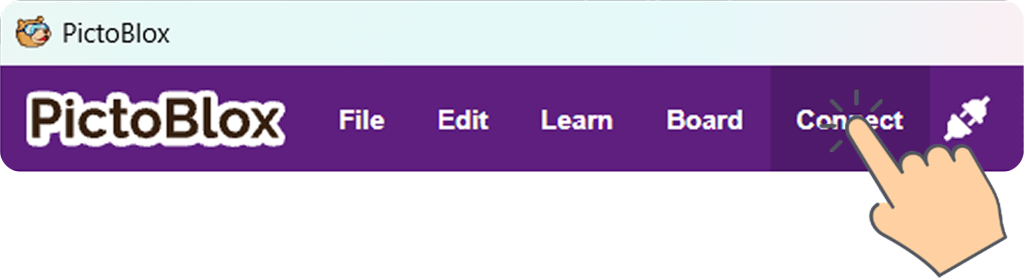 Click On Connect menu