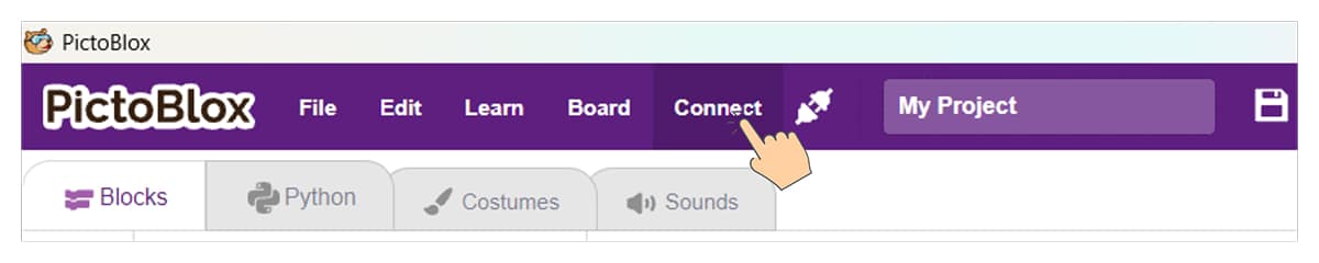 Click on Connect