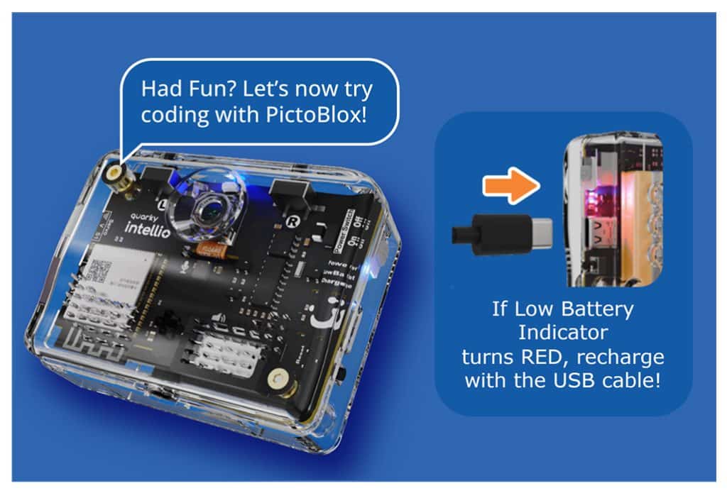 Intellio Ready to Connect with PictoBlox