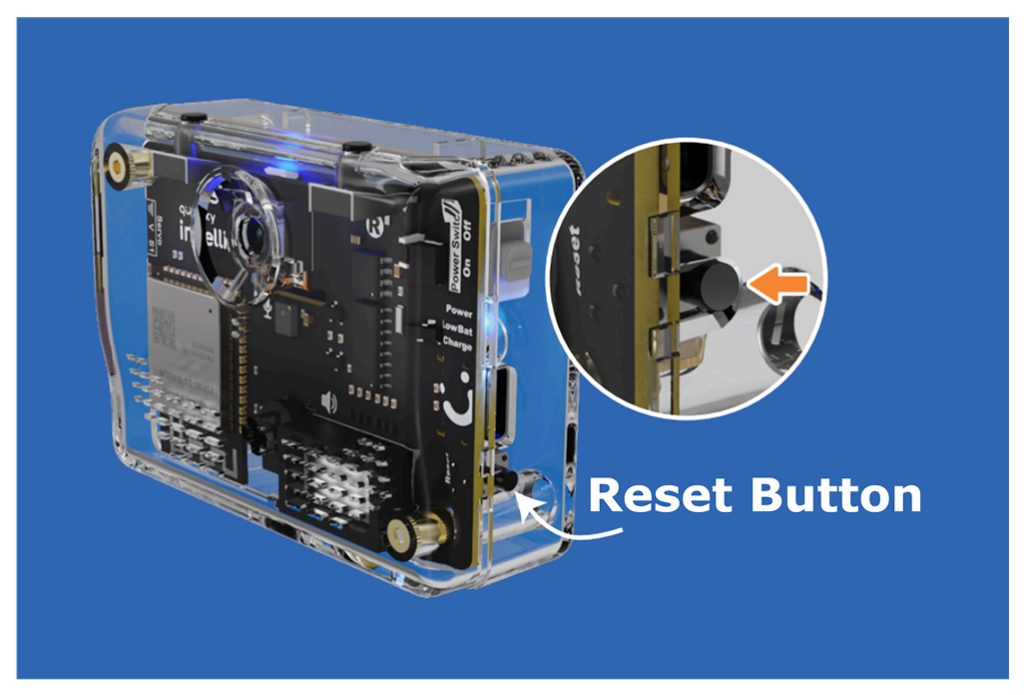Intellio press Reset Button to enter Bluetooth pairing mode
