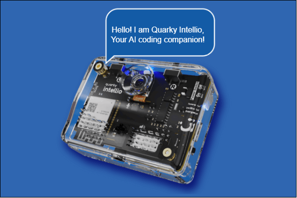 Quarky Intellio Greeting
