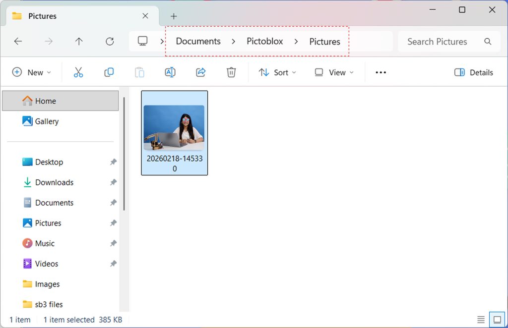Quarky Intellio Local Picture Folder