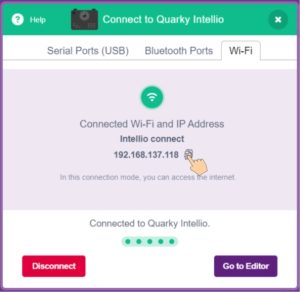 Copy Intellio IP Address 
