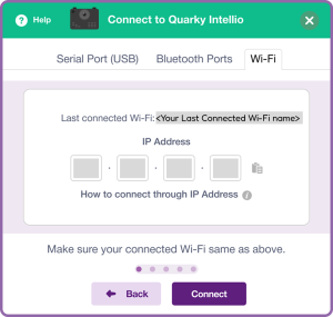 Ensure your device is connected to the same network