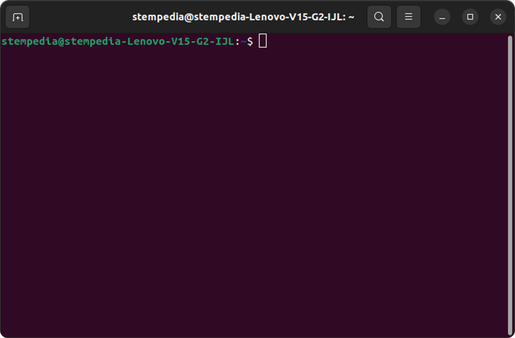 Open your Terminal in linux