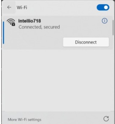 Open your computer’s Wi-Fi settings.