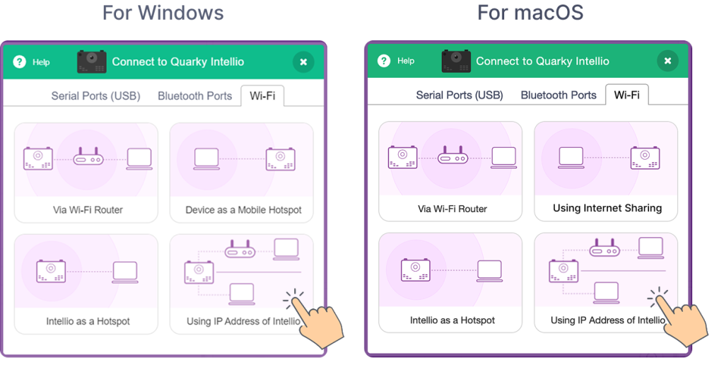 Select using IP Adrress of intellio