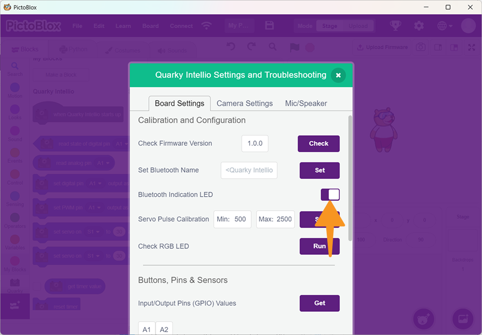 Bluetooth Indication LED