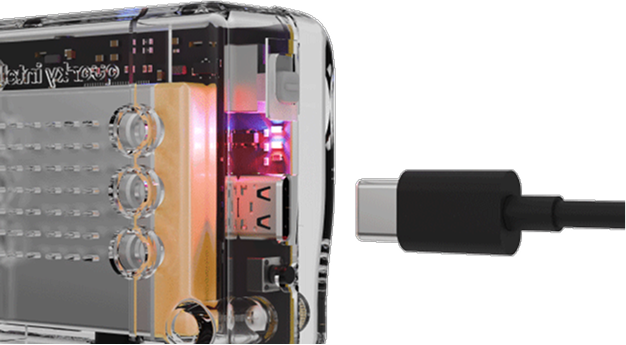 Connect Quarky Intellio to your computer using a USB