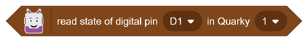 Digital Read D1 Pin of peerQuarky 1