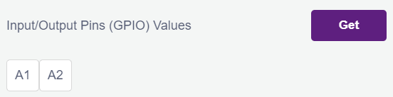InputOutput Pins (GPIO Values)
