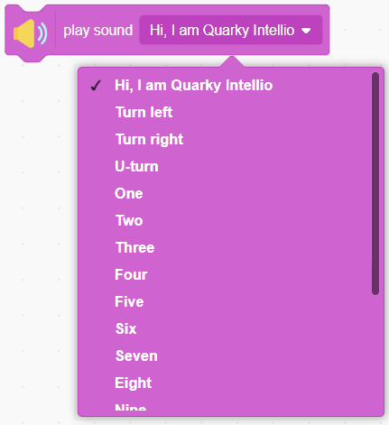 Play Sound options