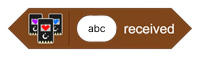 Return true if abc is received