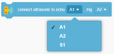 connect ultrasonic sensor options 1