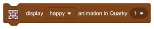 display animation in Quarky