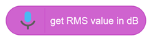 get RMS value in dB