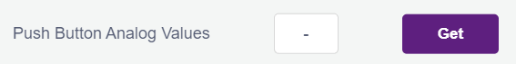 push button analog value