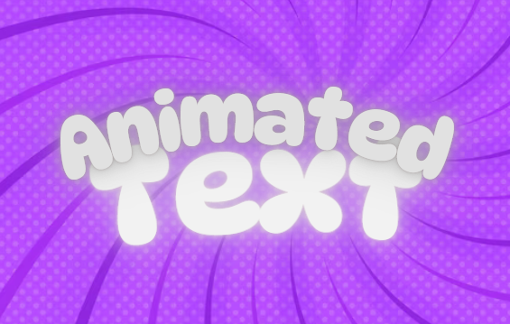 Animated text Extension