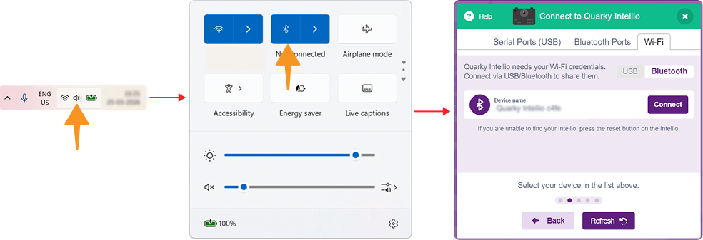 Check device Bluetooth turn on