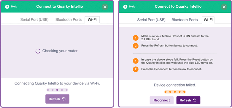 Checking your router error in device as a mobile hotspot
