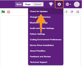 Click on Check for Updates